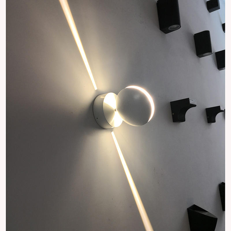 6W LED Wall Light Outdoor Waterproof Modern Nordic Style Indoor Wall Lamps Living Room Porch Garden Lamp AC90-260V