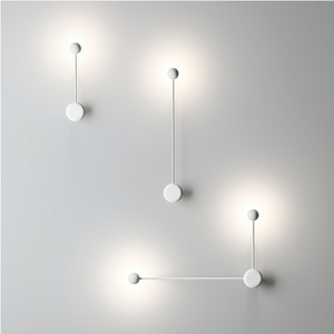 NEW art Dots wall light modern LED living room wall lamp Nordic creative aisle lighting fixtures Black White Modern Wall Lamp