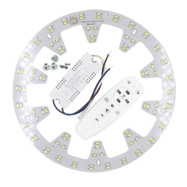 2x24W LED ceiling lighting 2.4G WIFI mobile phone connection control remote control for living room kitchen ceiling light
