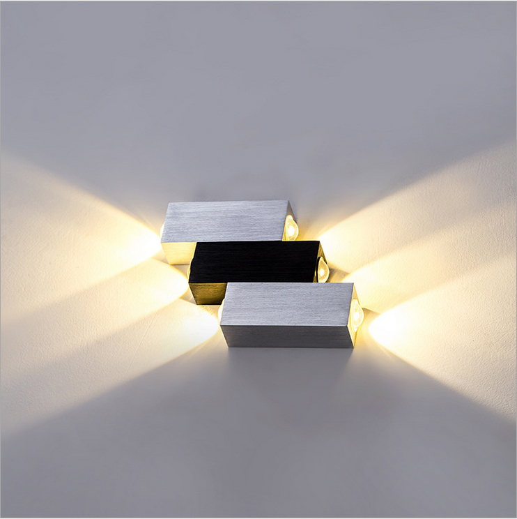 LED Wall Lamp Up And Down Staircase Wall Sconce Factory Supply 6W Aluminum Interior Wall Lights Manufacture Decorative LIGHTING