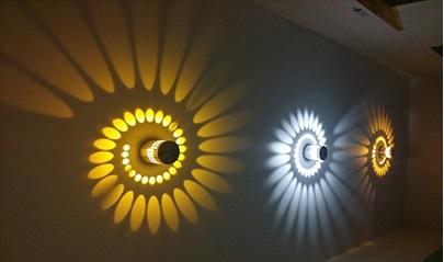 Ceiling mounted porous rgb LED Ceiling Wall Lamp with remote controller for indoor Restaurant Bar light sconce courtyard, news