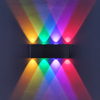 8W Simple Nordice style Energy saving indoor light up down Aluminum RGB LED sconce lamp stair light corridor light