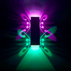 Aluminum 2W/6W butterfly up and down led wall light indoor home decoration living room wall lighting indoor