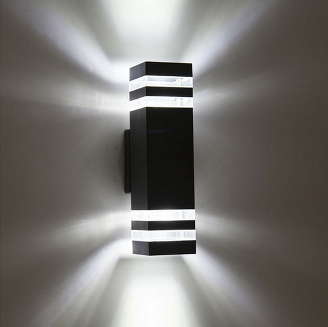 Outdoor Waterproof LED Wall Lamps IP65 Aluminum Courtyard Garden Porch Corridor Lights