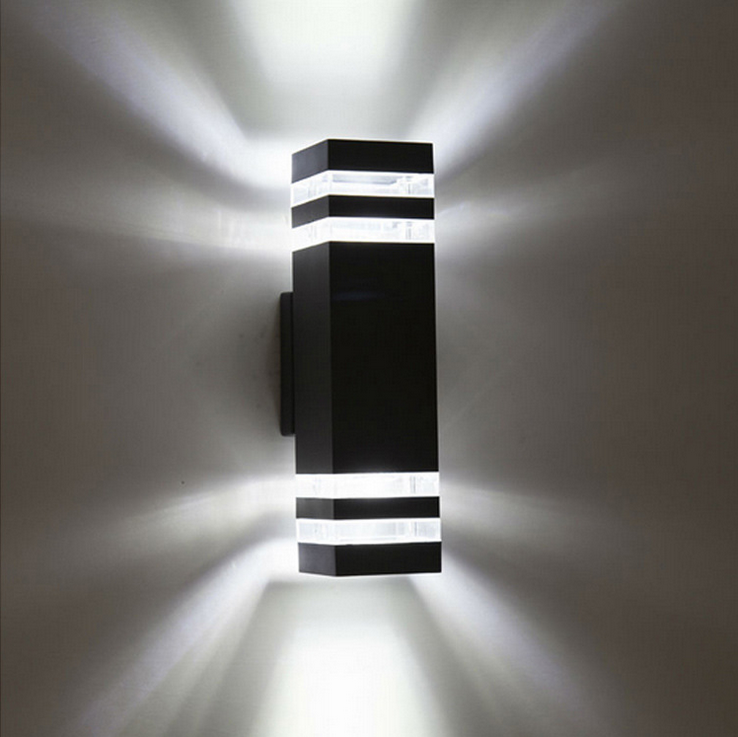 Outdoor Waterproof LED Wall Lamps IP65 Aluminum Courtyard Garden Porch Corridor Lights
