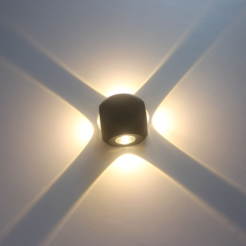 Hot Black White Shell 4W Indoor LED Wall Lamp for Hotel Room Office Hot Sale High Quality Aluminum Wall Light