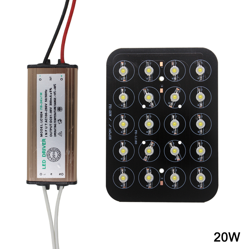 LED Chip 12W 18W 20W 24W 30W 36W 48W High Power Lamp Bulb Diodes AC85-265V LED Waterproof Driver for Buried lights Luminary