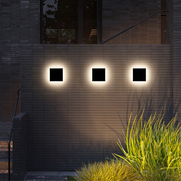 Modern Led Wall Lamp Indoor Stair Light Fixture Bedside Loft Living Room Up Down Home Hallway Lampada Wall Sconces