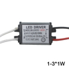 1-12W IP65 Waterproof LED Light Driver AC85-265V DC3-43V LED Transformer Power Supply Adapter for Outdoor Led Lamp/Chips